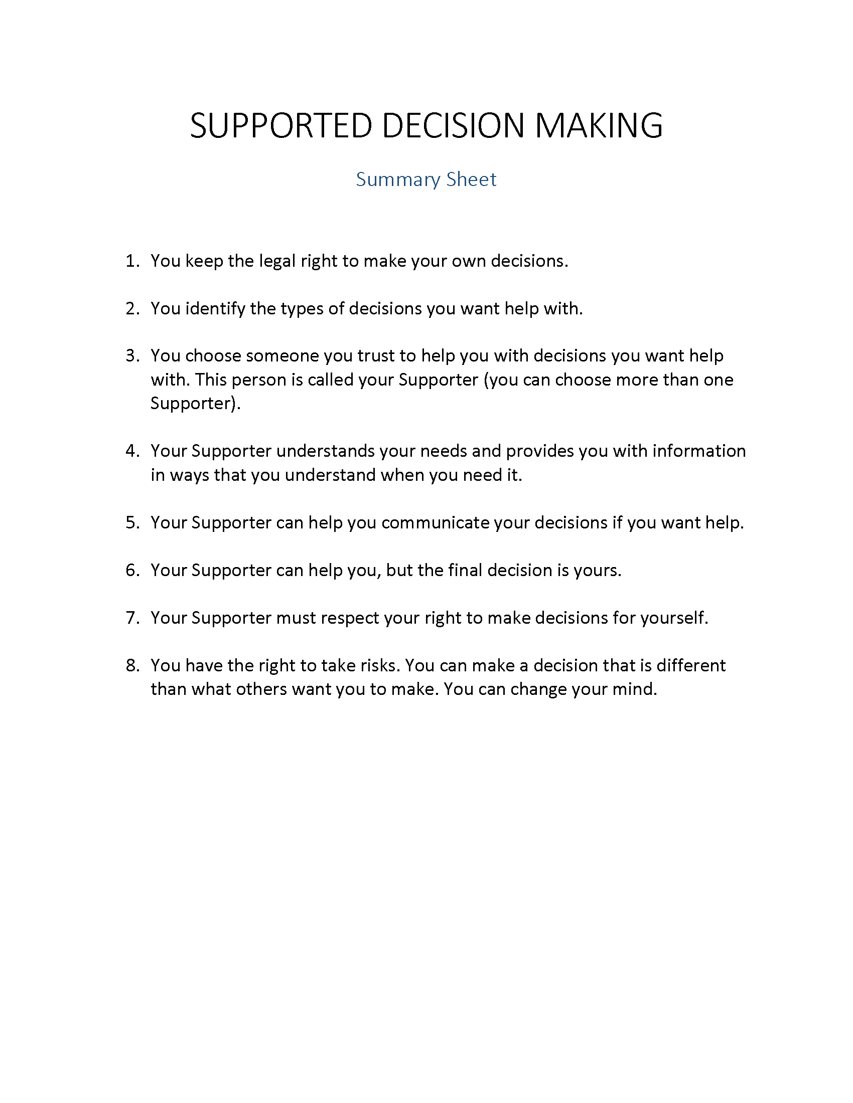 SUPPORTED-DECISION-MAKING-Summary-Sheet